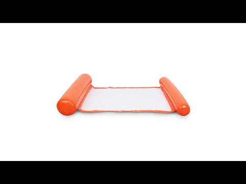 Foldable Double-purpose Backrest Float Hammock with Net, Size:120 x 75cm(Cherry Blossoms Pink) - YouTube Video