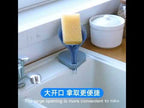 5 PCS Creative Bathroom Free Punching Sucker Transparent Leaf Drain Soap Storage Box(Grey) - YouTube Video