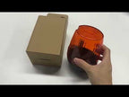 FD071 Wide Voltage Garage & Roller Shutter Door Alarm Signal Strobe Light - YouTube Video