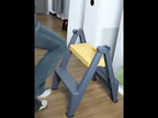 Thick Plastic Double-sided Folding Ladder Car Wash Tool Car Wash Stool - YouTube Video