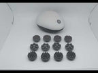 Mini Electric Head Massage(Blue) - YouTube Video