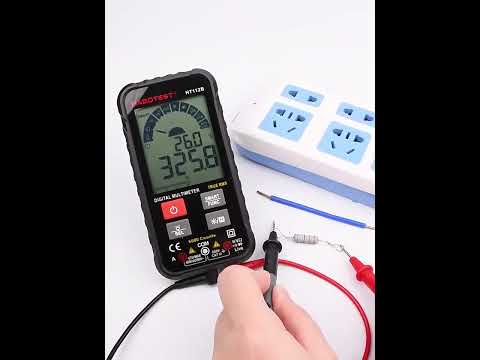 HABOTEST HT112B Mini Digital Display High-precision Multimeter - YouTube Video