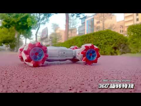 MoFun  JC06 2.4G Remote Control Torsion Stunt Car, Specifications:Single RC(Red) - YouTube Video