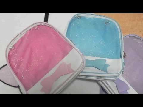 Transparent Children Backpack Cute Bow Bags Mini Schoolbag(Pink) - YouTube Video