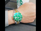 OLEVS 6650 Men Luminous Waterproof Mechanical Watch(Black) - YouTube Video