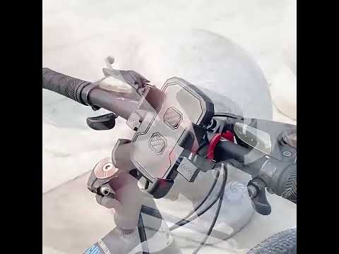 For Motorcycle Mobile Phone Navigation Support Bracket - YouTube Video