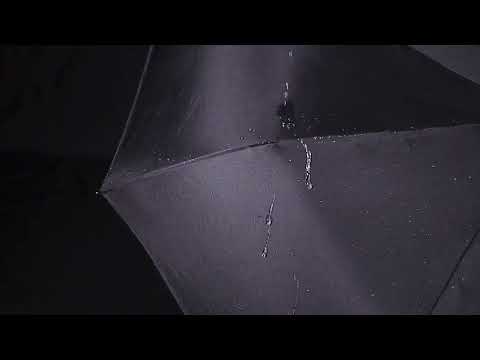 Automatic Lightweight Portable Three Folding Waterproof Anti-UV Umbrella(Black) - YouTube Video