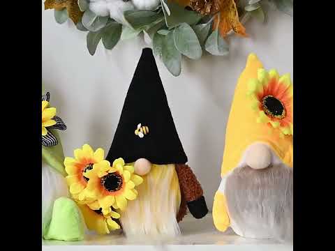 Sunflower Faceless Doll Ornaments Black - YouTube Video