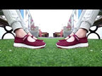 Women Casual Mesh Flat Shoes Soft Sneakers, Size:38(Gray) - YouTube Video