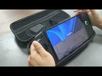 For Lenovo Legion Go  Portable EVA Leather Grain Game Console Storage Bag(Black) - YouTube Video