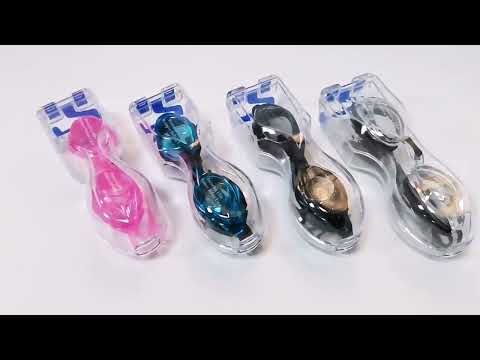HAIZID Anti-fog Professional Competition Training Swimming Goggles(Black) - YouTube Video
