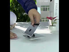 TM08 Desktop Tablet Stand Adjust Aluminum 360 Degree Rotatable Phone Stand - YouTube Video
