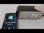AEC BT518 Portable Wireless Bluetooth Speaker LED Alarm Clock Support AUX / TF Card / FM - YouTube Video