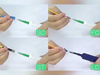 Press-type Fiber End Face Cleaning Pen Fiber Cleaner Tool - YouTube Video
