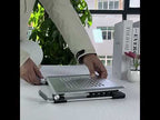 P2 Laptop Mount Vertical 5 Levels Riser Desk Computer Stand - YouTube Video