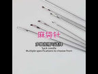 10pcs Large-hole Extra-long Thick Quilt Handmade Sewing Needle, Length: 10cm - YouTube Video