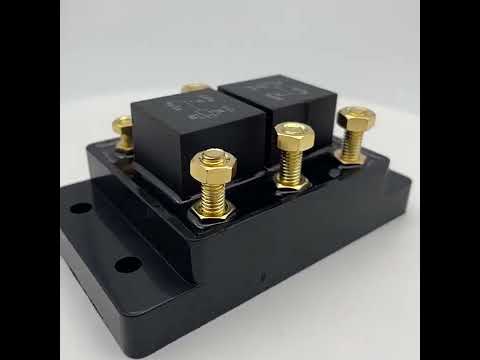 12V80A Automotive Relay Module Waterproof Fuse Box(Black) - YouTube Video