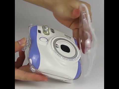 Protective Crystal Shell Case with Strap for FUJIFILM instax mini 25 (Transparent) - YouTube Video