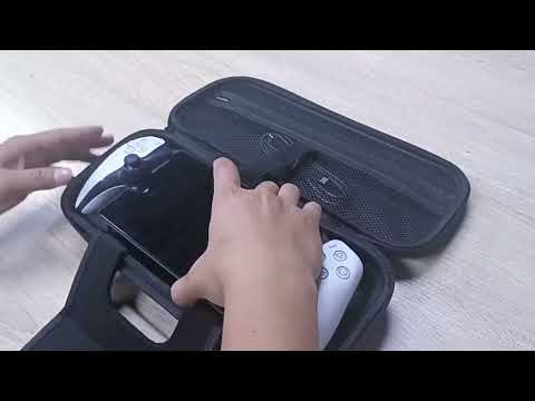 For Sony PlayStation Portal Remote Player EVA Hardshell Portable Tote Outdoor Travel Storage Bag - YouTube Video