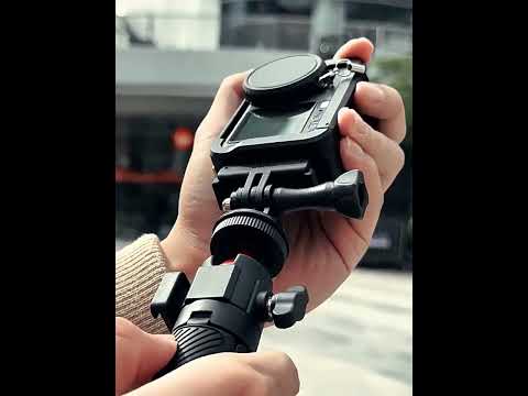 For DJI Osmo Action 6 Aluminum Alloy Cage Frame Protective Shell - YouTube Video