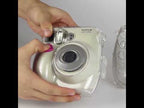Protective Crystal Shell Case with Strap for FUJIFILM instax mini 7S (Transparent) - YouTube Video