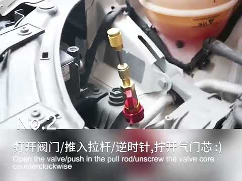 Automobile Air Conditioning Pipe Valve Core Disassembly Tool(High Pressure) - YouTube Video