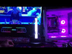KBB-81 RGB Gaming Controller Headphone Stand Ambient Light Stand, Style: Wired Control - YouTube Video