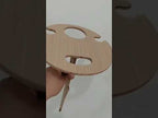 Wooden Lawn Folding Wine Table Outdoor Picnic Inserted Wine Rack Diameter 24cm - YouTube Video