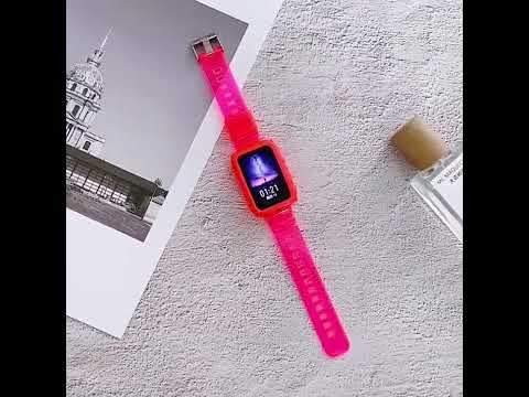 For Xiaomi Mi Band 7 Pro Integrated Transparent Silicone Watch Band(Green) - YouTube Video