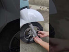 Electrical Bicycle And Motorcycle Winter Snow Tire Anti-Skid Chain(Black) - YouTube Video