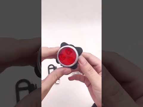 2 PCS HJ-03050LM COB Lamp Bead USB Charging Four-speed Dimming Waterproof Bicycle Headlight + Taillight Set - YouTube Video