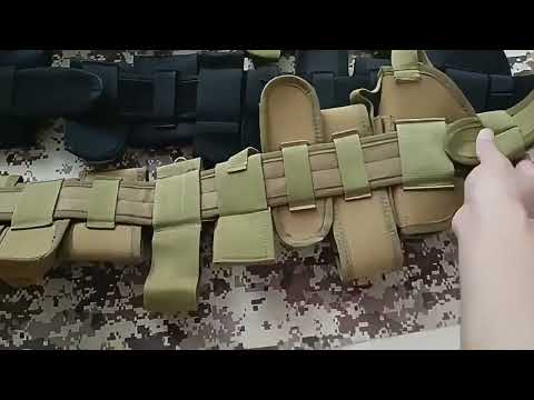 130cm Security Duty Outdoor Multifunctional Waist Pack(Black) - YouTube Video