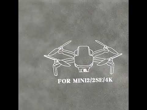 For DJI Mini 2 / 2 SE / 4K Fly More Combo BKano M4K003 Crossbody Storage Backpack(Grey) - YouTube Video