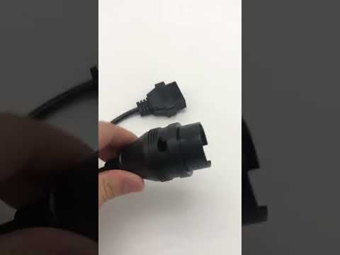 38 Pin OBDII Connector Cable(Black) - YouTube Video