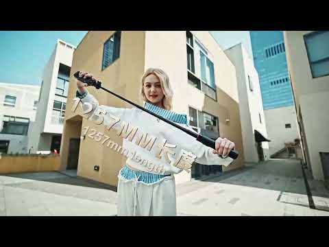 C15 Portable Remote Control Tripod Selfie Stick For Phone & Action Camera, Spec: 1/4 inch Adapter - YouTube Video