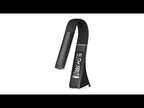U2 5W 3-Level Dimmable LED Leather Texture Desk Lamp With Temperature/Clock/Calendar Display(Black) - YouTube Video