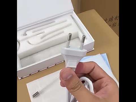10W  High-Frequency Electrotherapy Instrument Beauty Instrument With 4 Tube Purple Light(US Plug) - YouTube Video