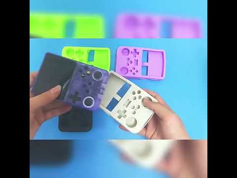 For ANBERNIC R36S Handheld Game Consoles Dustproof Silicone Protective Cover(Black) - YouTube Video