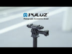 For Insta360 X6 / X5 / X4 Air / Ace Pro / Pro 2 PULUZ Aviation Aluminum Quick Release Base Adapter Bracket (Black) - YouTube Video