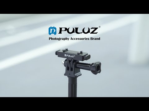 For Insta360 X6 / X5 / X4 Air / Ace Pro / Pro 2 PULUZ Aviation Aluminum Quick Release Base Adapter Bracket (Black) - YouTube Video