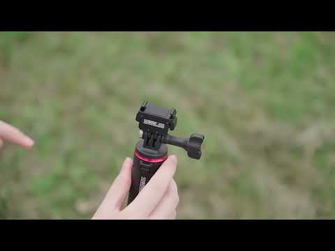 For DJI Pocket 3 STARTRC Quick Mount Adapter Extension Bracket (Black) - YouTube Video