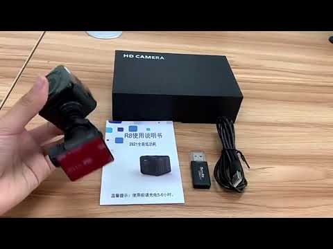 R8 Mini Webcam HD Night Vision Camera Cell Phone Remote Monitor Security Camera - YouTube Video