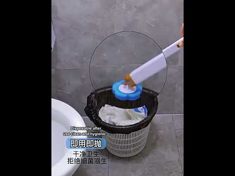 With 6pcs Marine Incense Brush Head Disposable Toilet Brush Set Wall-mounted Throwable Bathroom Cleaning Brush With Cleaning Solution - YouTube Video