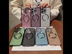 For iPhone 17e / 16e Glitter Electroplating MagSafe TPU Phone Case(Purple) - YouTube Video
