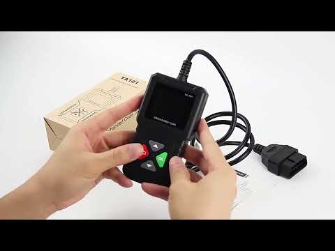 YA101 Car Mini Code Reader OBD2 Fault Detector Diagnostic Tool - YouTube Video