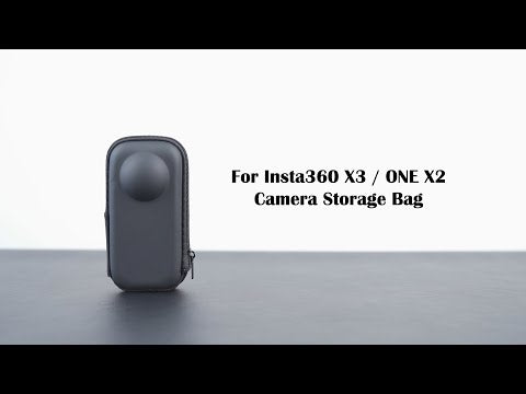 For Insta360 X3 / ONE X2 Camera Portable Case Box Storage Bag(Black) - YouTube Video