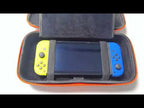 For Nintendo Switch 2/Switch ipega PET Hard Shell Carrying Case with Built-in Charging Port - YouTube Video