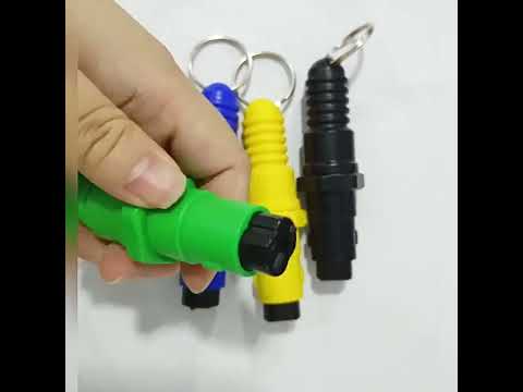 2 In 1 Mini Car Safety Hammer Seat Belt Cutter(Random Color Delivery) - YouTube Video