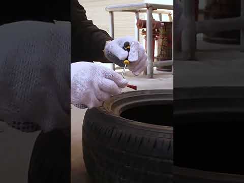 4pcs Automotive Vacuum Tire Repair Tool Car Tire Patching Instrument Set - YouTube Video