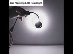 1 Pair 9006 27W / DC12V Car Aluminum Alloy Flashing LED Headlight (Blue Light) - YouTube Video